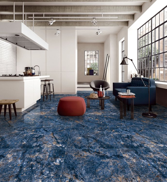 Foshan Glazed Polished Luxury Marble Ceramic Floor Tile 600X600 Kitchen Bedroom Wall Decoration Tile