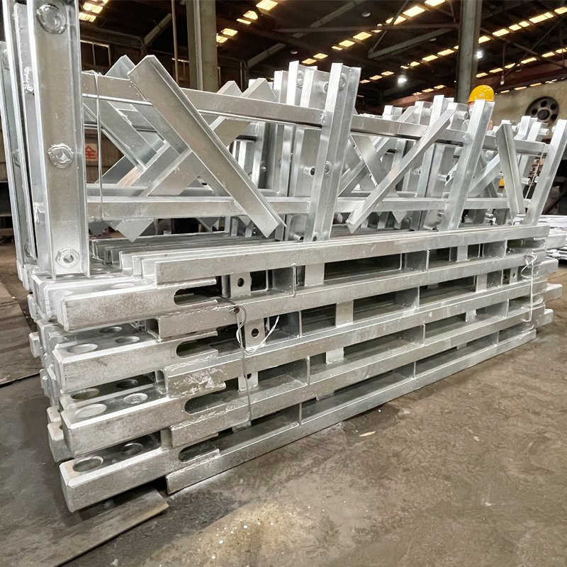 Low Cost Temporary Steel Frame Bridge Single High Suspension Prefabricated Modern Design