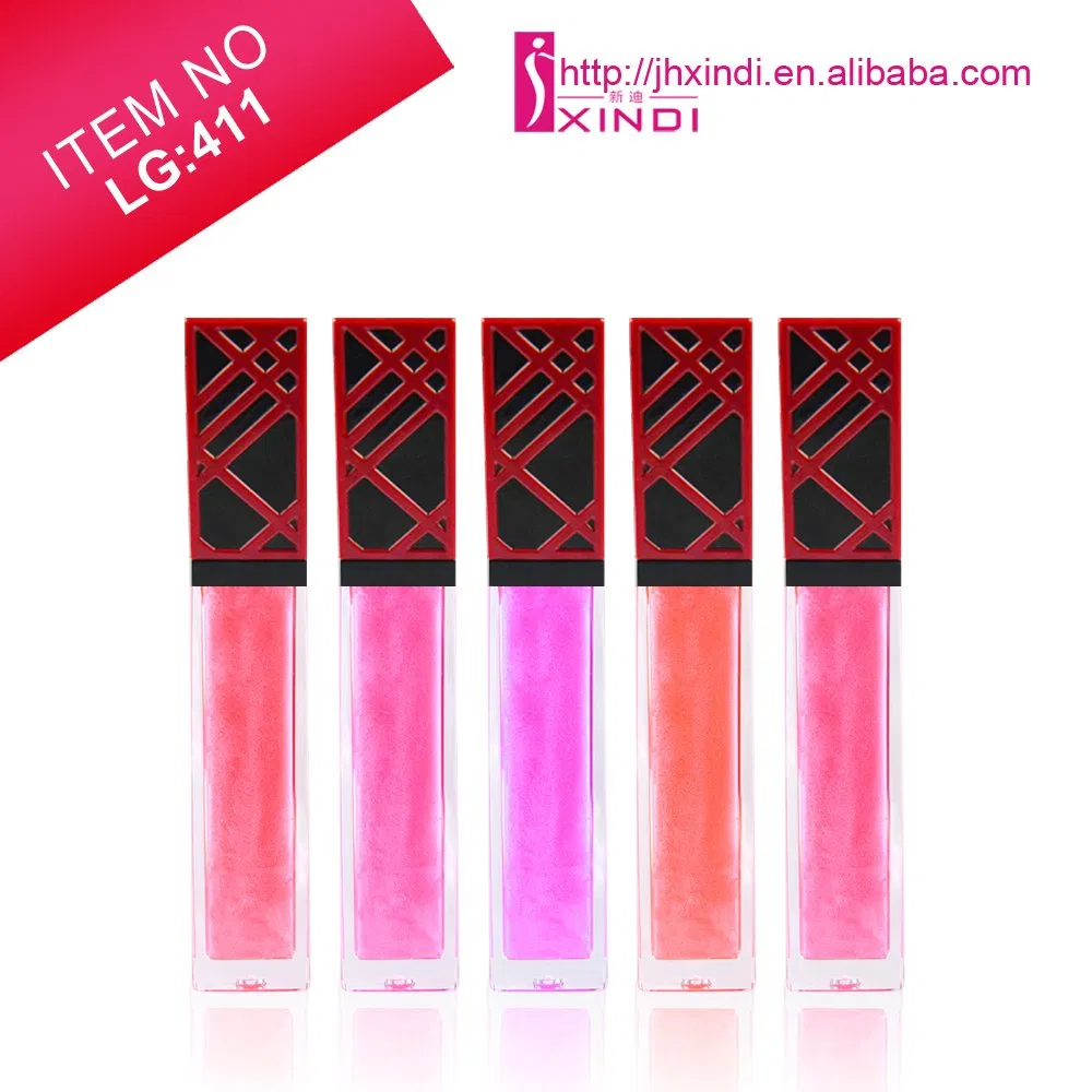 OEM Brand Quality Waterproof Lipgloss with Square Cap & Tube