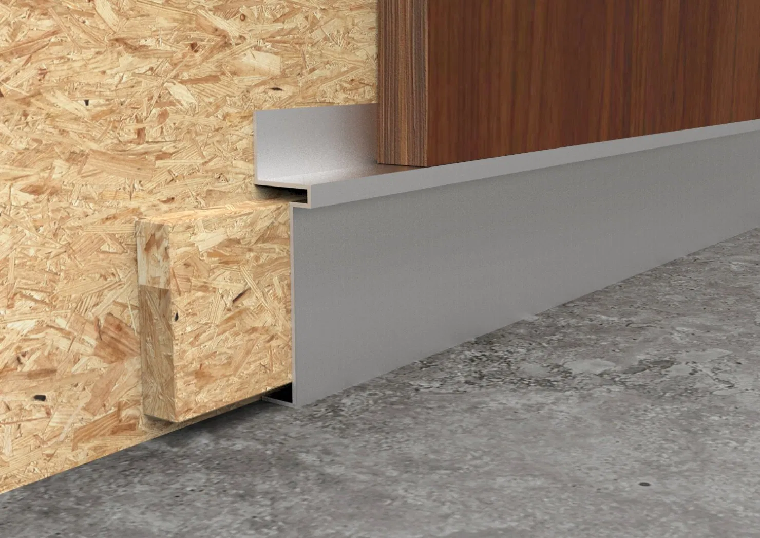 Beautrim Aluminum Skirting Board Profiles