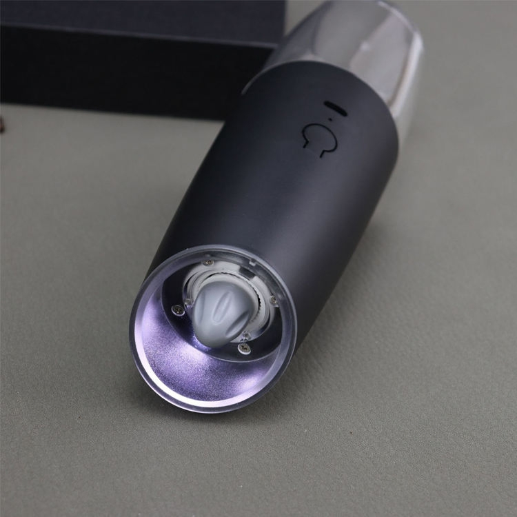 Premium Pepper Grinder with Illuminating LED Light Feature, Include Lithium Battery and USB Cable