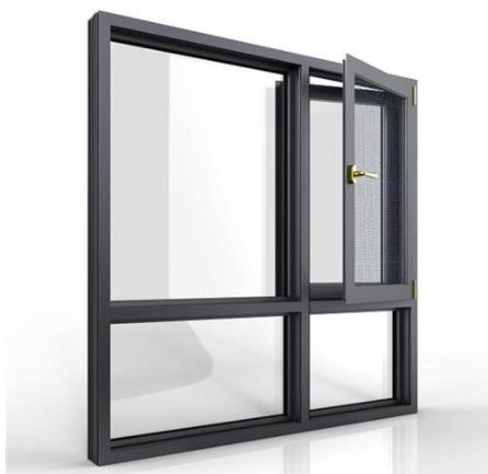 Australia/Us Standard Powder Coated Aluminum Window Glass Casement Windows