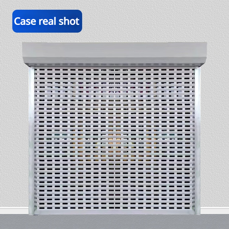 Hollow Aluminum Corrosion-Resistant Hotel Station Rolling Shutter Door Industrial Door