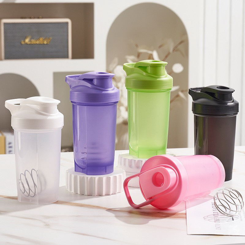BPA Free Sports Fitness Protein Shaker Cup with Stainless Blender Mixer Ball for Supplement Gym Water Bottle
