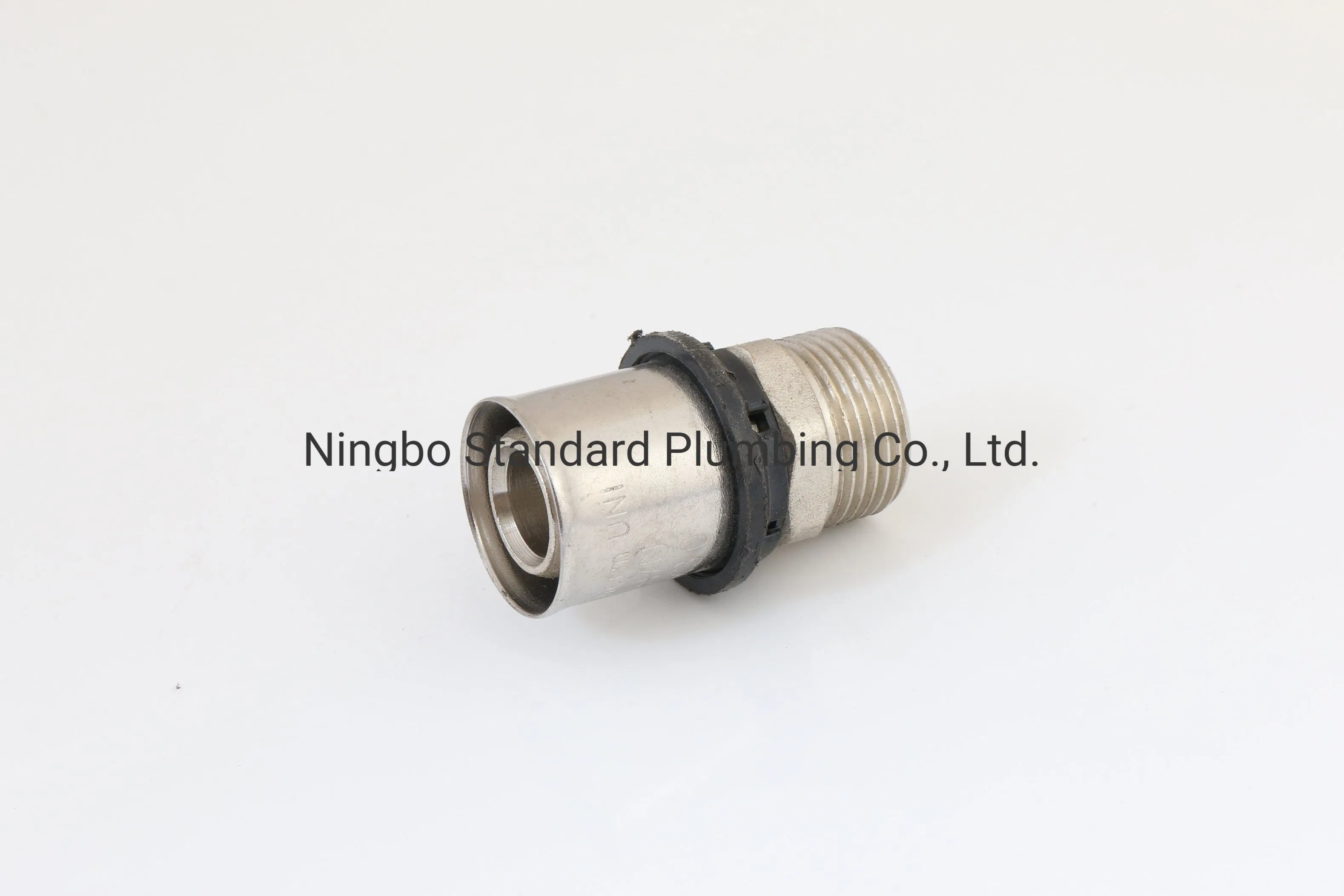 Brass Press Male Straight Fittings Th Type for Pex/Pex-Al-Pex Pipes