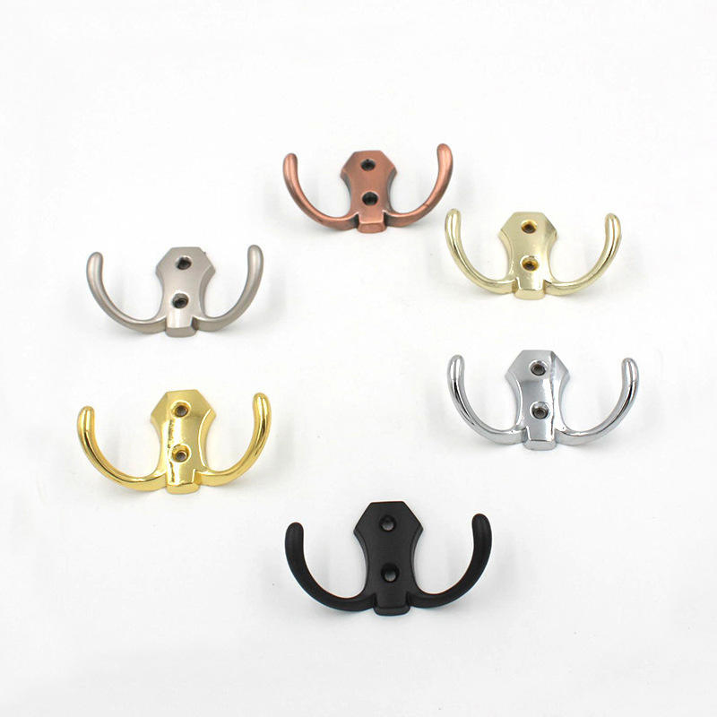 New Style Black with Holes Coat Hook Zinc Alloy Multicolor Wardrobe Hook