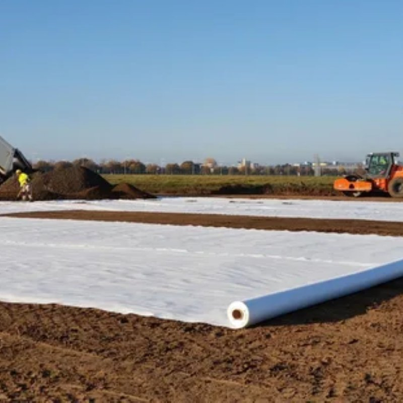 Nonwoven Needle Punched High Quality Short Stable Fiber Geotextile for Separation