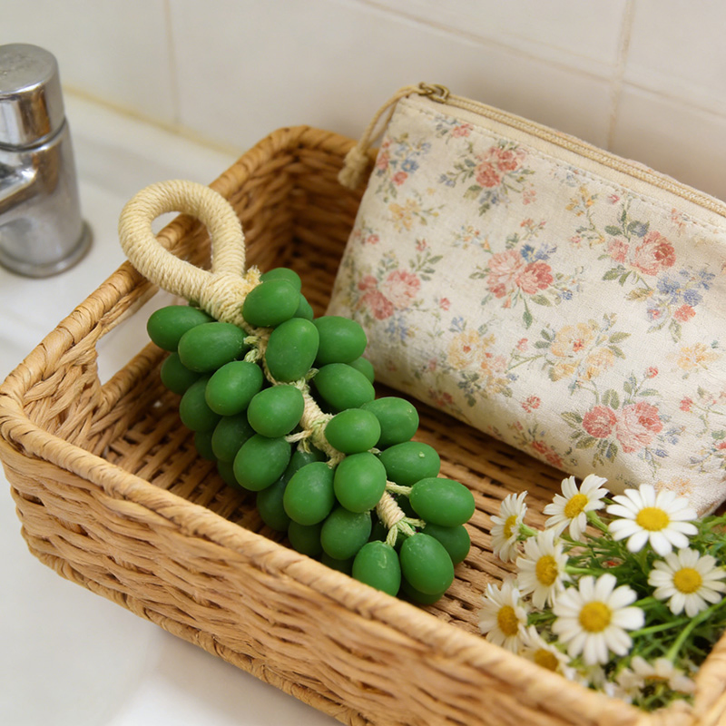 Creative Grape-Shaped Hanging Hand Soap for Bathroom Use Cleaning and Fragrance