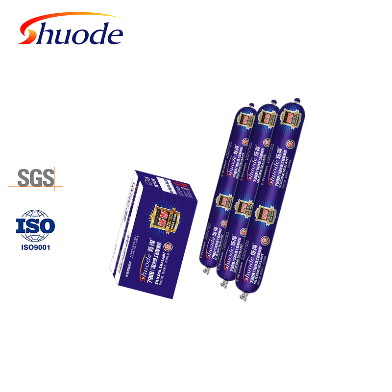 Waterproof Silicone Sealant for Wood, Glass, and Roofing, Clear