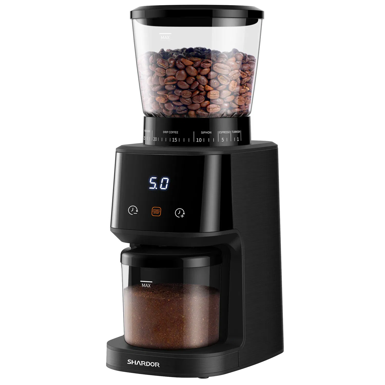2024 Hot Sale Conical Burr Coffee Bean Grinder with 31 Precise Settings Adjustable Electric Burr Mill Espresso Grinder Burr