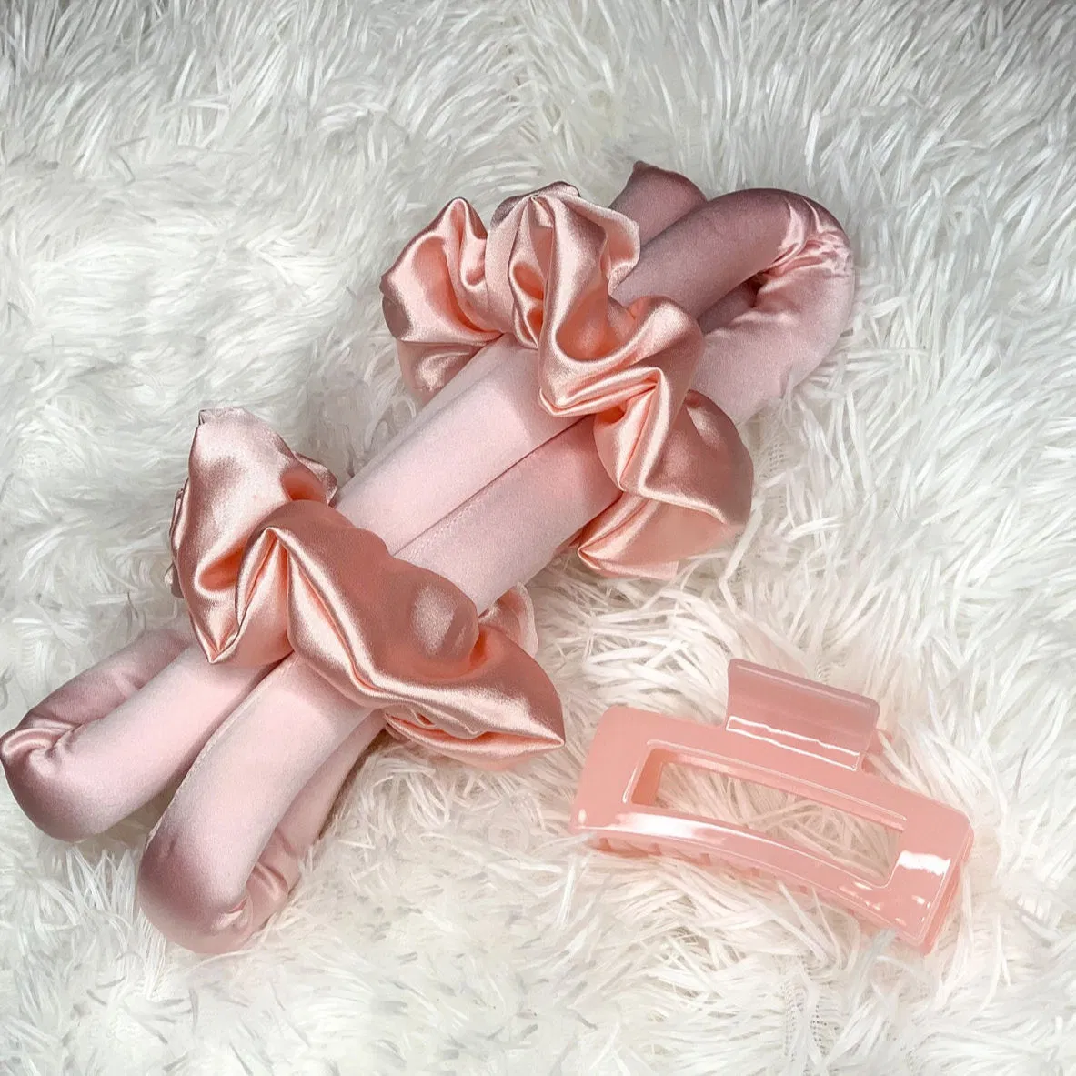 Silk Hair Curling Ribbon Silk Scrunchies Heatless Heatless Hair Curlers