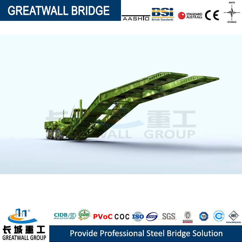 China Manufacturer Prefabricated Steel Bridge Design Use in Various Mountain Streams