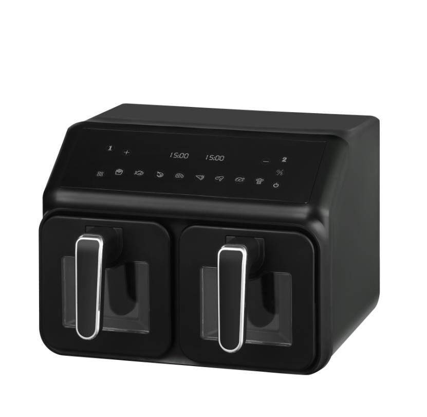 8L Double Air Fryer Electric Touch Screen Deep Fryer