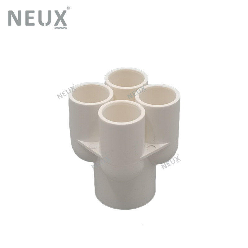 Luxury Whirlpool Bath Tub 4-Port Water Diverter Massage Tub PVC Water Diverter