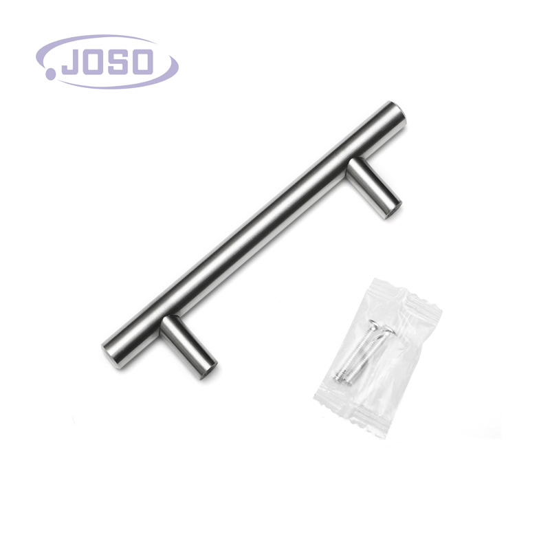 Stainless Steel Solid Satin Kitchen T Shape Door Pull Handle Cabinet Handle