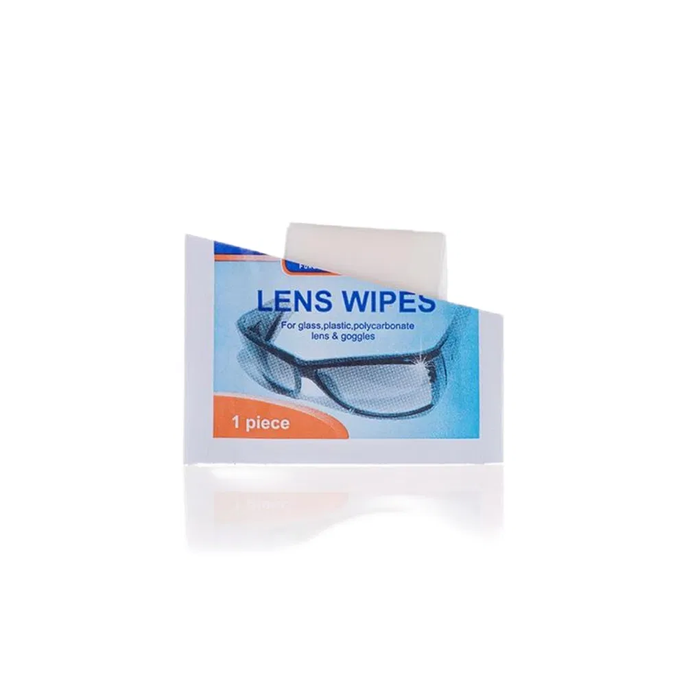 Disposable Anti Fog Lens Cleaning Clean Wet Wipes Tissues for Sun Glasses Eyeglasses Sunglasses Lens with Display Box