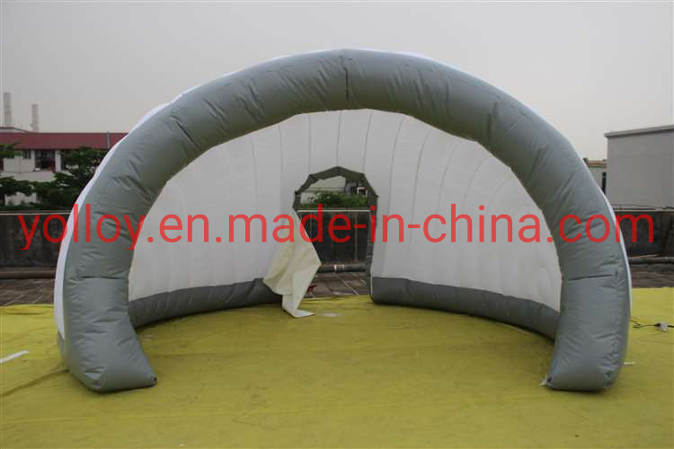 Half-Moon Shape Inflatable Vaulted Tent