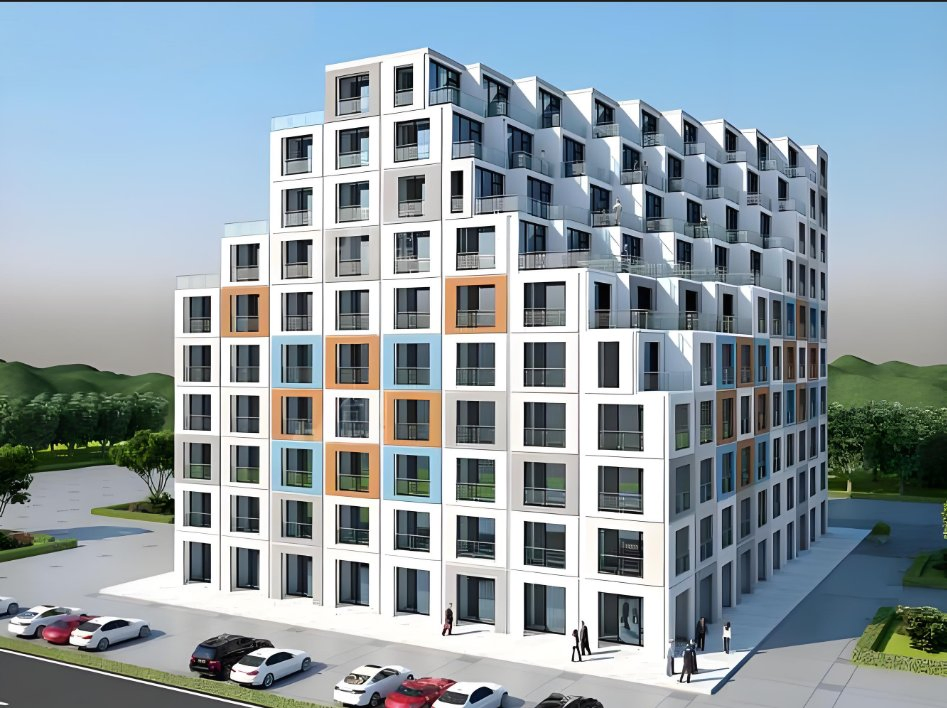 Large Group Production Light Steel Prefabricated Building for Hospitals