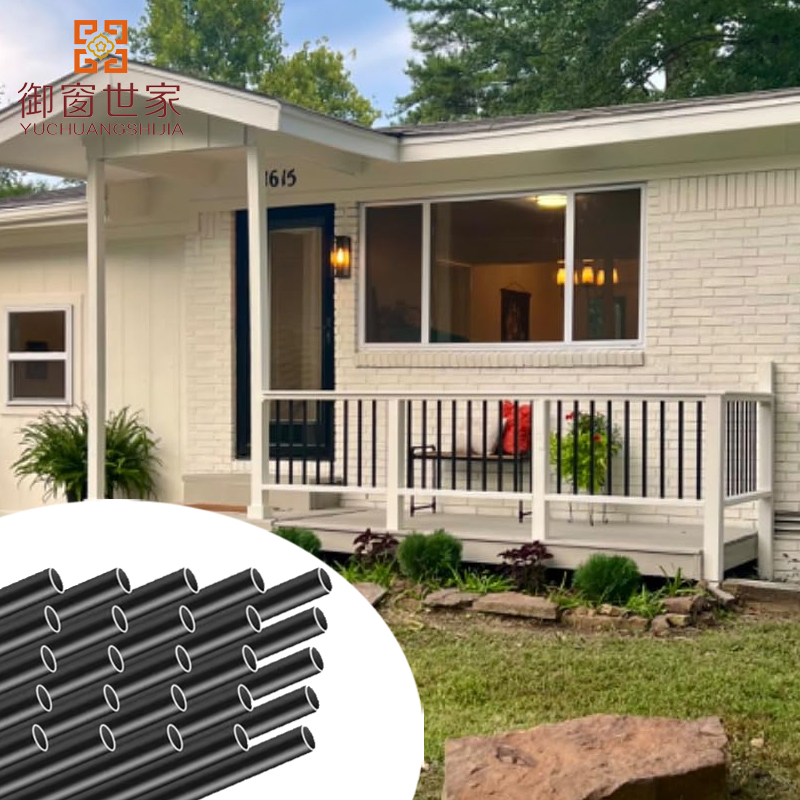 42 Inch Wood and Composite Deck Aluminum Baluster Railing for Vinyl Rail