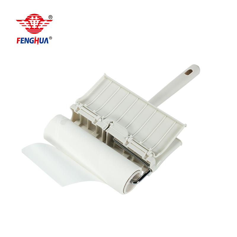 100 Sheets Tear Paper Cleaning Telescopic Extendable Handle Lint Roller Mop