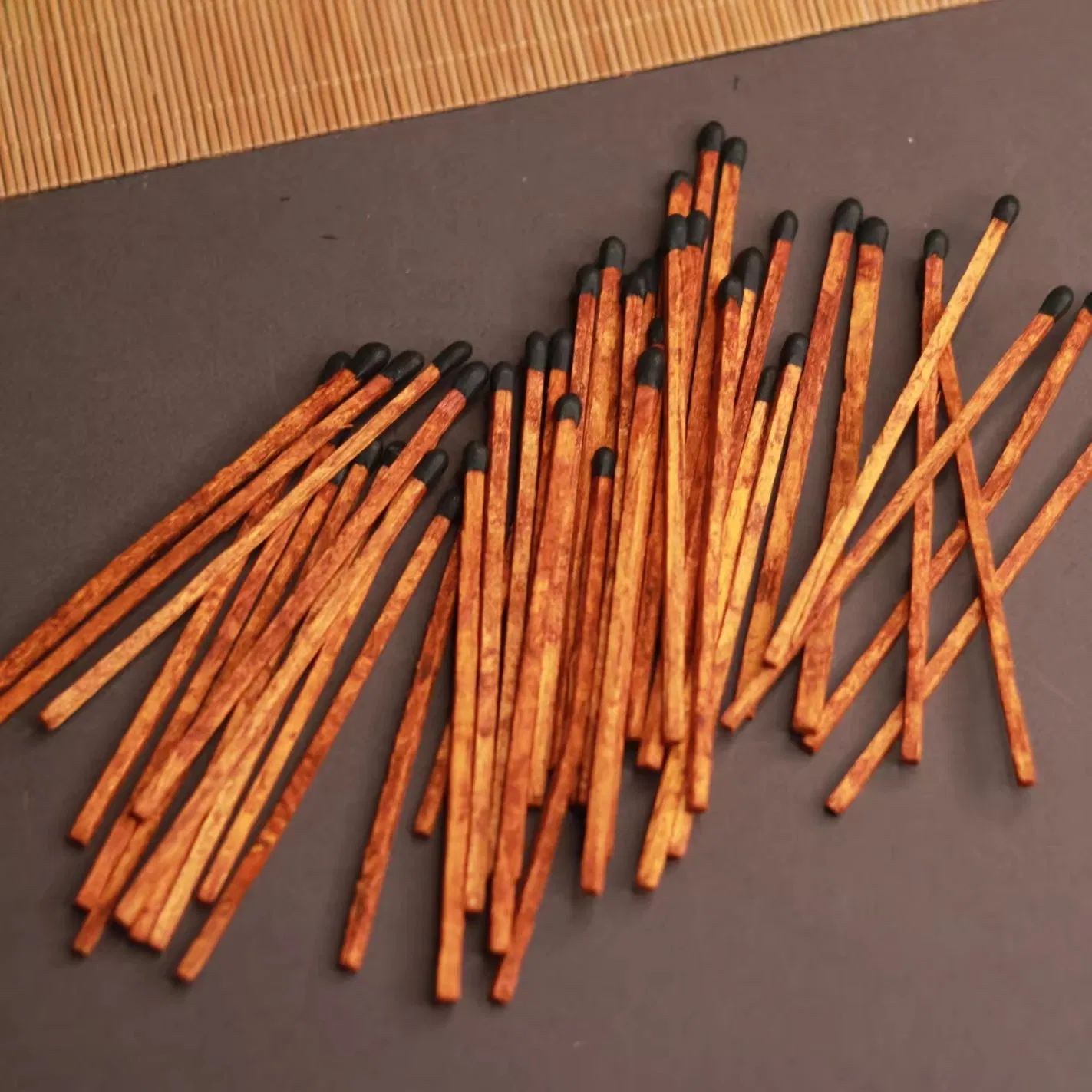 Elegant Wood Logo Safety Incense Matches for Hotels and Events