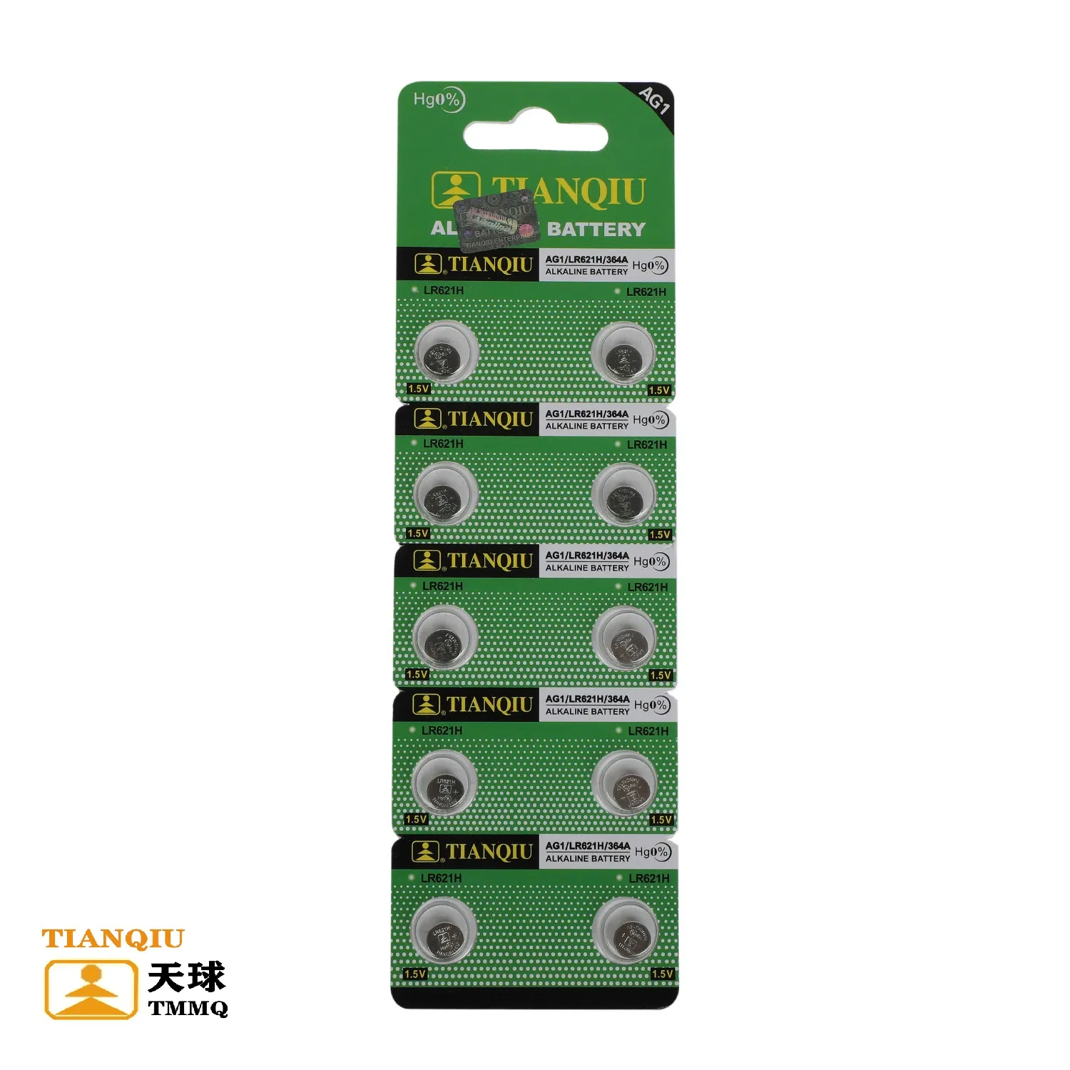 Батарейка-таблетка Tianqiu AG1/LR621 1.5V щелочная