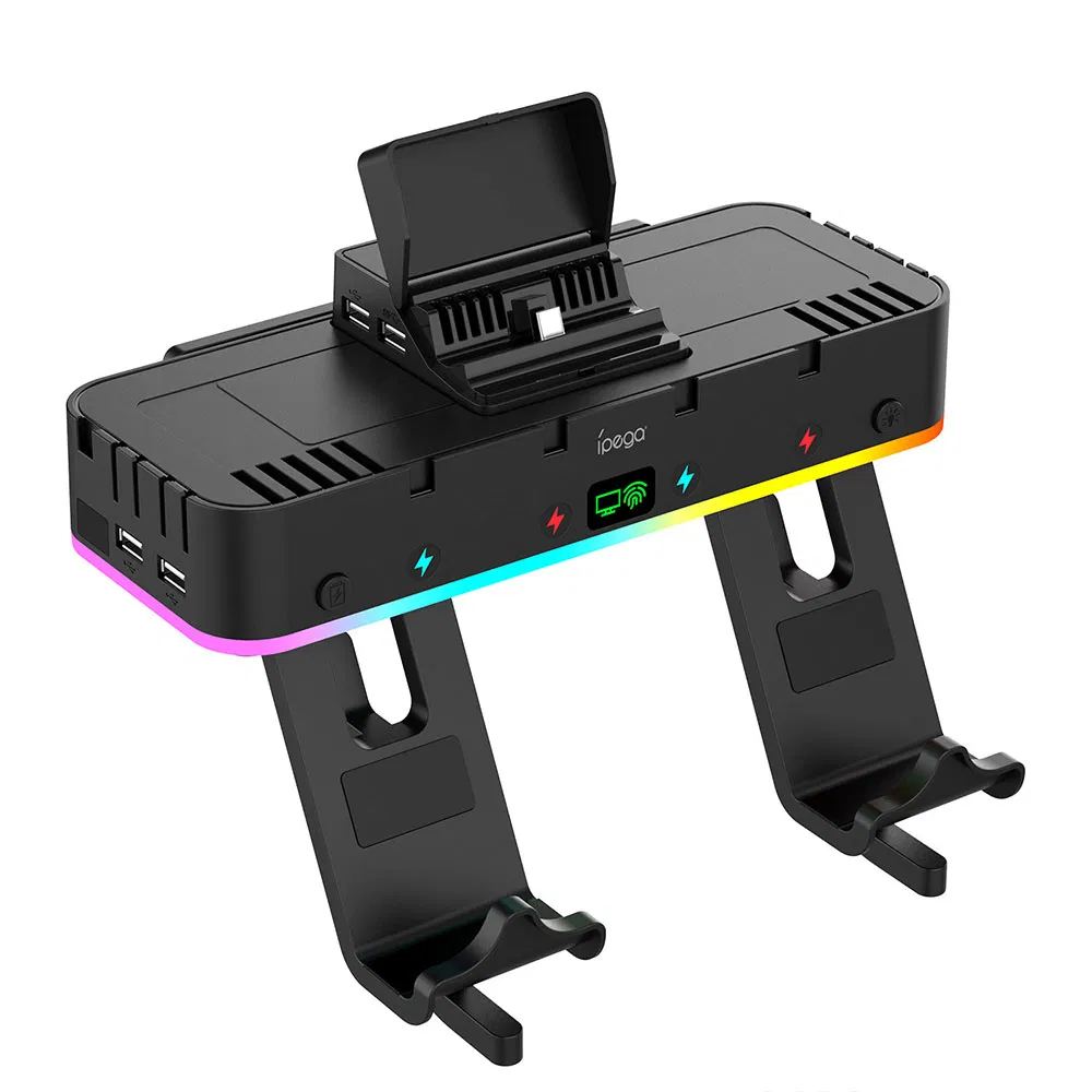 Wholesale RGB Colorful Hanging Charger Stand with Screen Projection Function for Switch Joycon