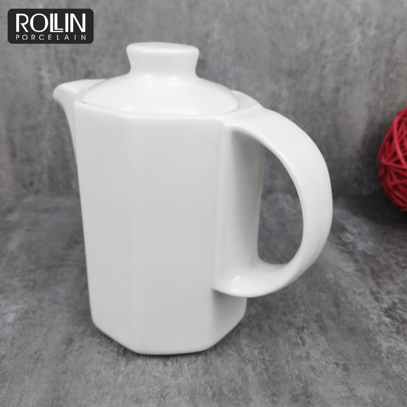 Small Size Octagonal Coffee Pot with Handle