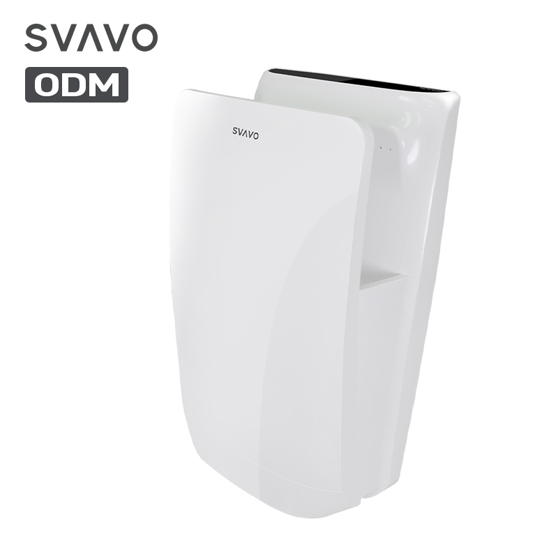 Svavo Bathroom Toilet Wall Mounted 1800W Double Side High Speed Auto Jet Hand Dryer
