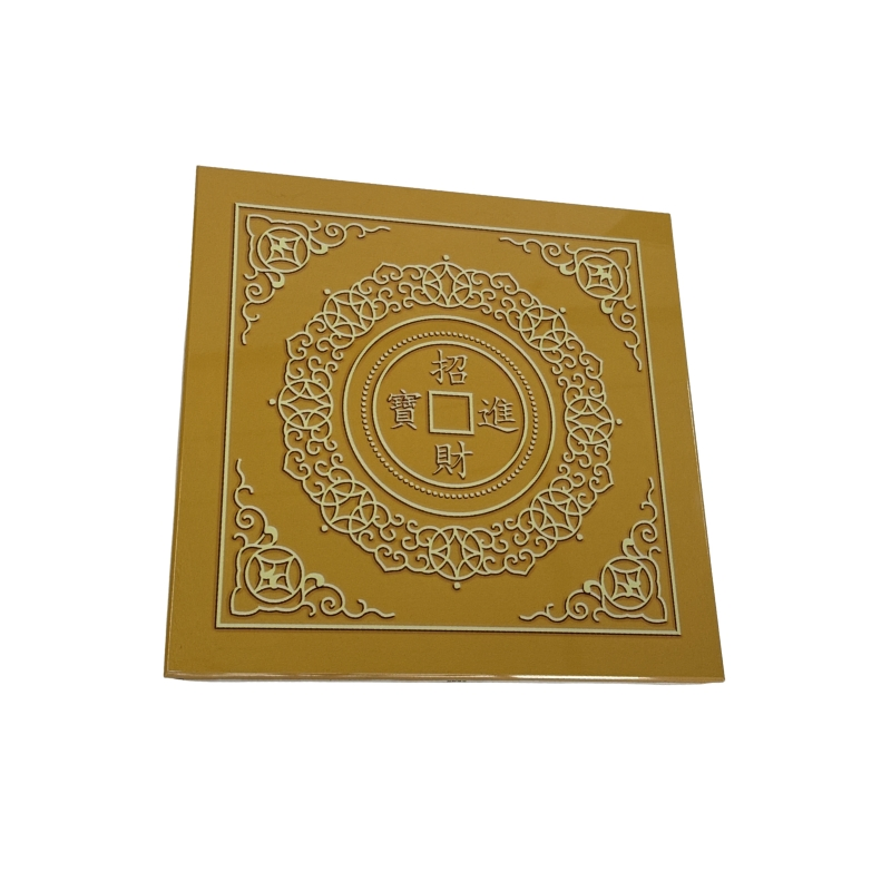 Decorative Embossed Aluminum Ceiling with Lotus Motif