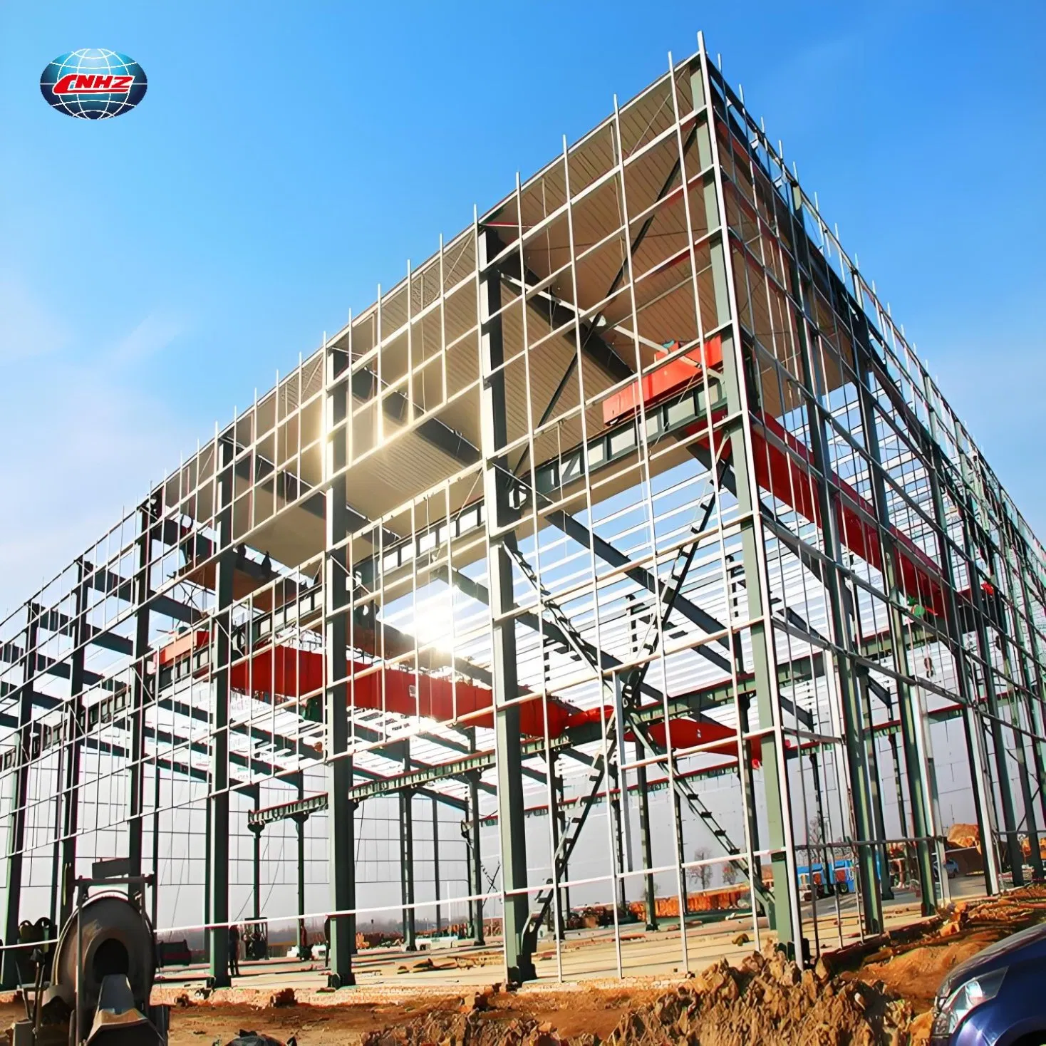 Metal Shed House Frame Galvanized Durable Steel Structure Building for Roof