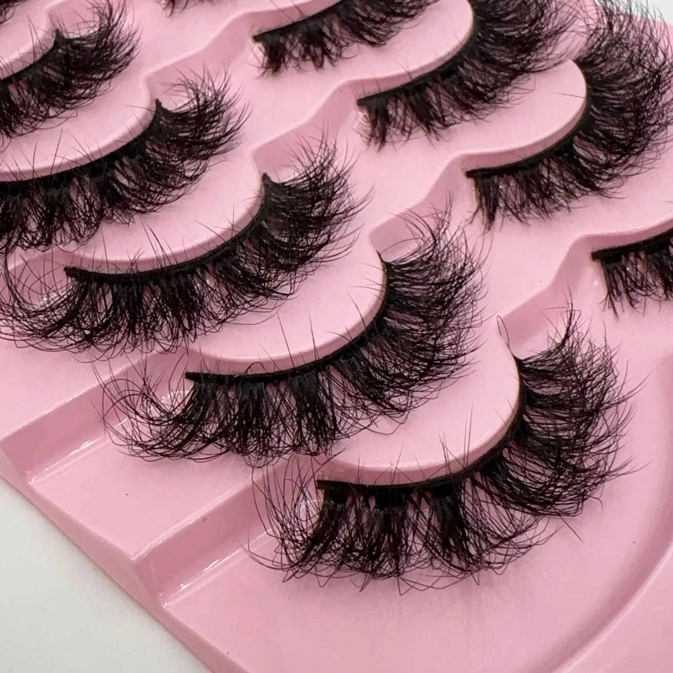 Private Label New Eyelashes 3D Mink Eyelash 8 Pairs Wholesale Price