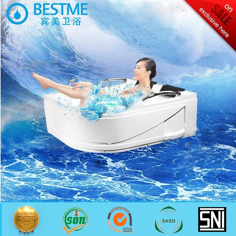 Угловая гидромассажная ванна Bestme BT-319, левый слив