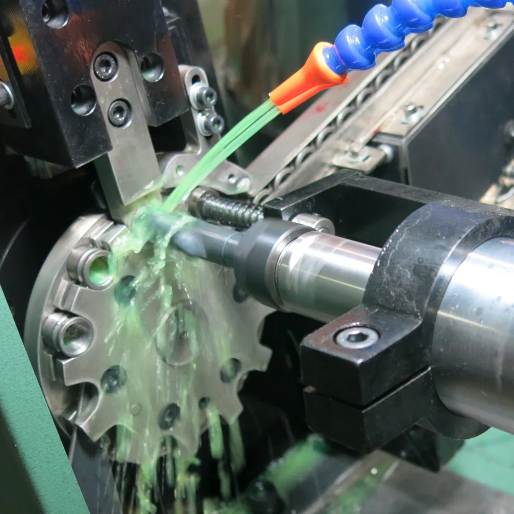 Customized Fully Automatic Nuts Drilling Tapping Chanfering Machine