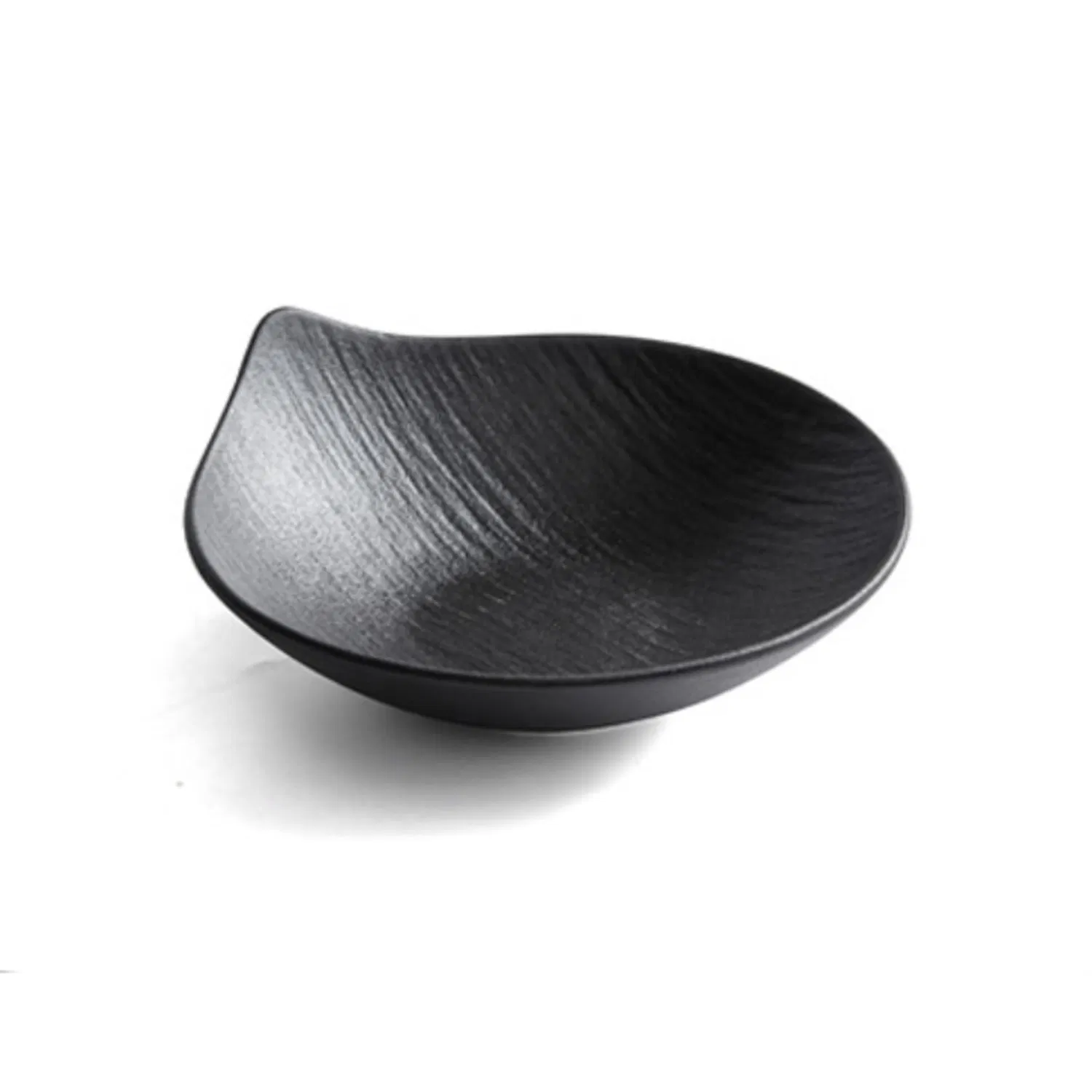 Non-Disposable Safe Melamine Serving Fruit Bowl White Melamine Salad Bowl Dessert Bowl with Ear