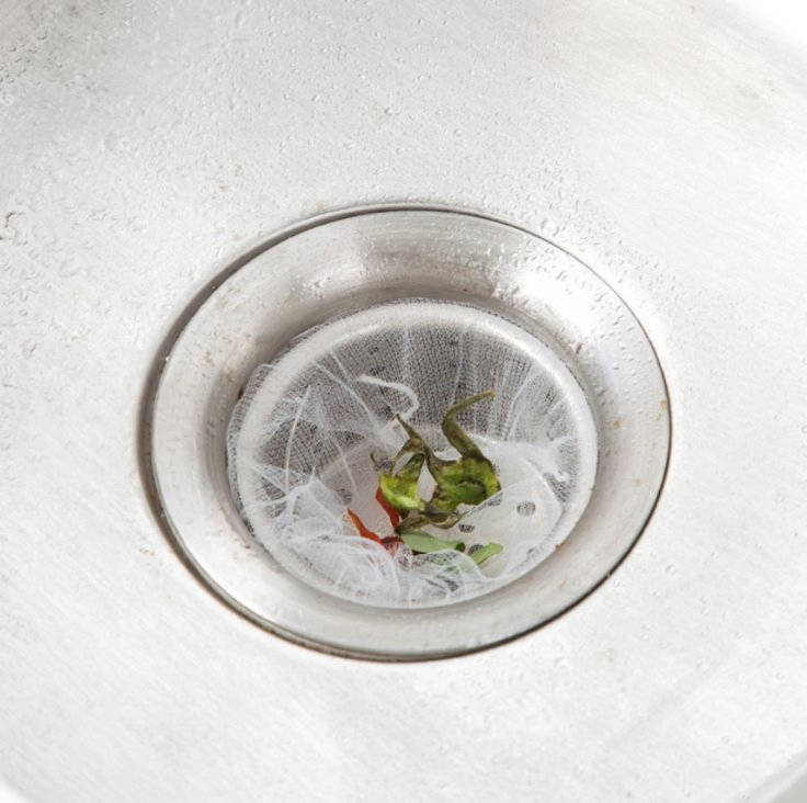 Japan Garbage Bag Sink Drain Hole Trash Strainer Mesh Kitchen