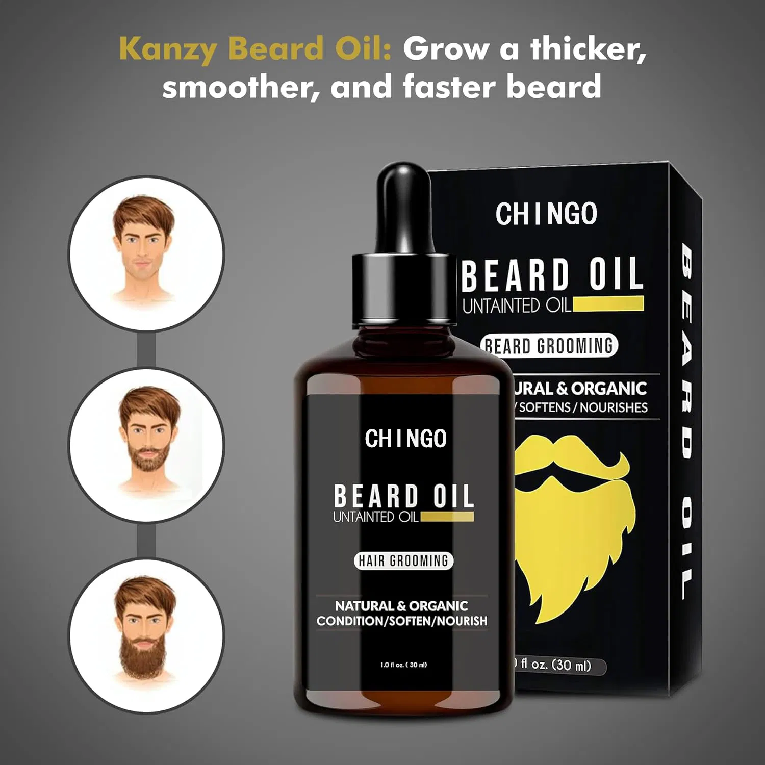 Nourishing Beard Growth Oil Enhances Density Reduces Patchiness Daily
