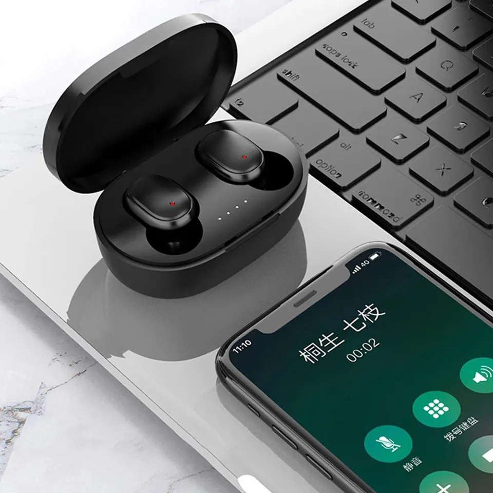 Wireless Headphones Wireless Earbuds Noise Cancelling Mic Earphone