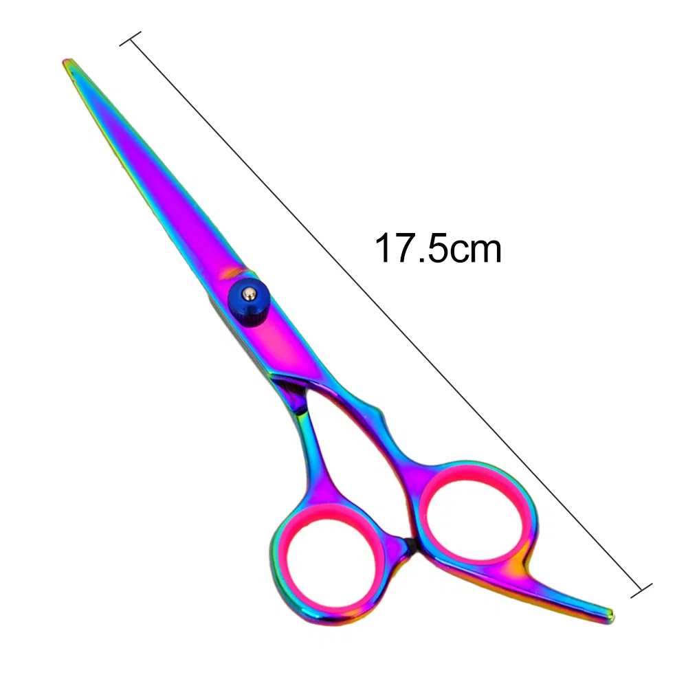 Hair Colorful Scissors Clippers Flat Tooth Hair Cutting Scissor Set