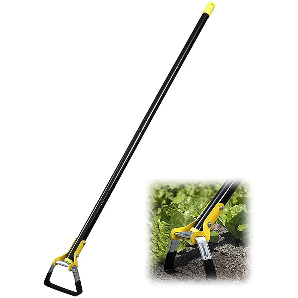 Long Handle Stainless Steel Weeding Hoe Gardener Adjustable Scuffle Loop Hoe Esg21667