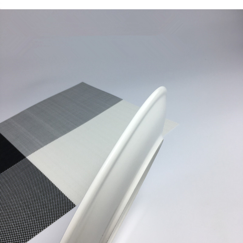 Hyc-Plp02 Western-Style Pure White Ceramic Steak Shallow Dish Round Flat Plate for Wedding and Restaurant