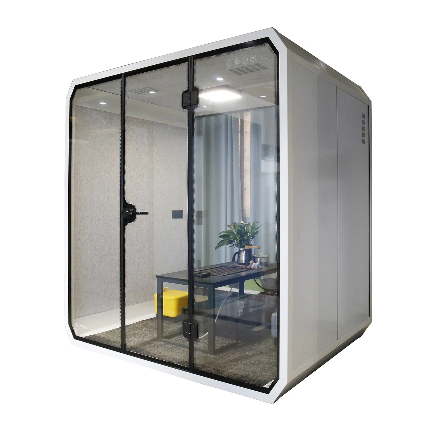 Portable Soundproof Booth Office Meeting Booth Privacy Meeting Soundbox Portable Office Cabin