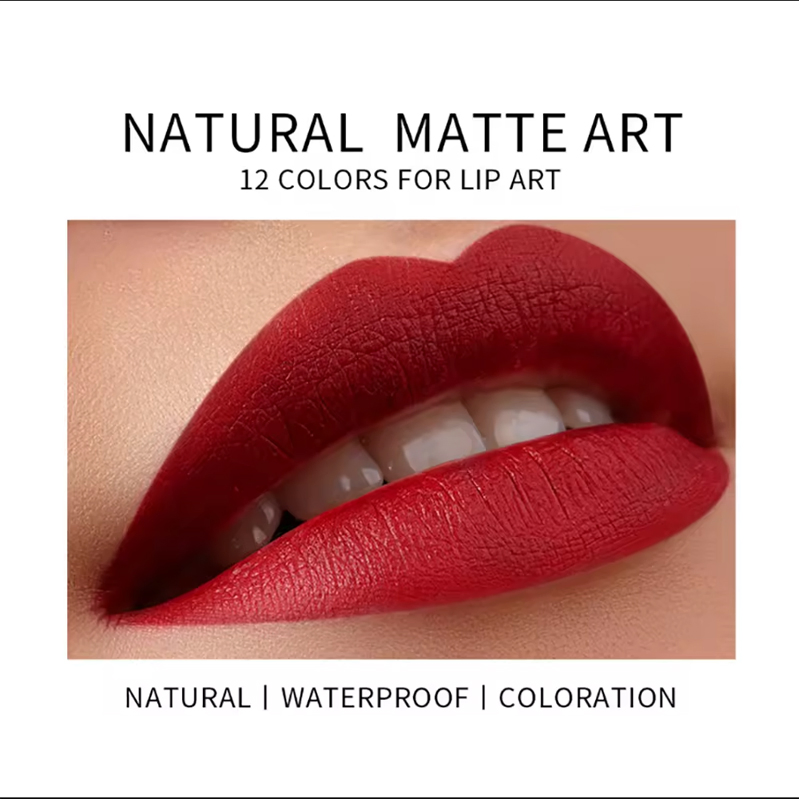 Ditong Muti-Color Velvet Matte Lipstick Pencil Vegan High Pigment Lipstick
