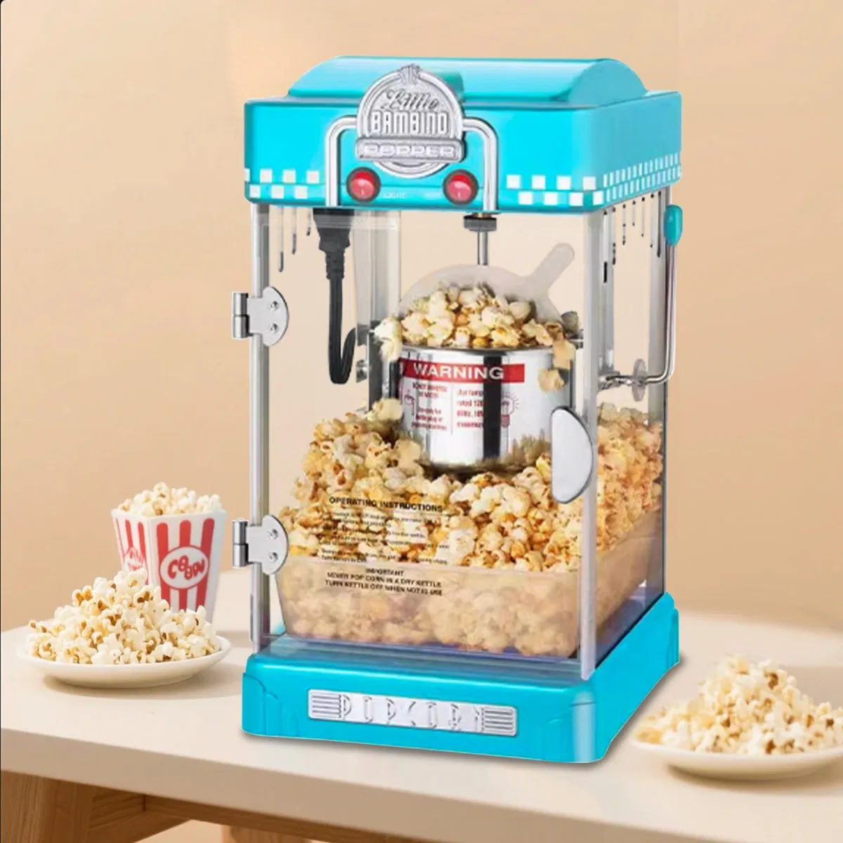 New Automatic Flat Top Popcorn Machine
