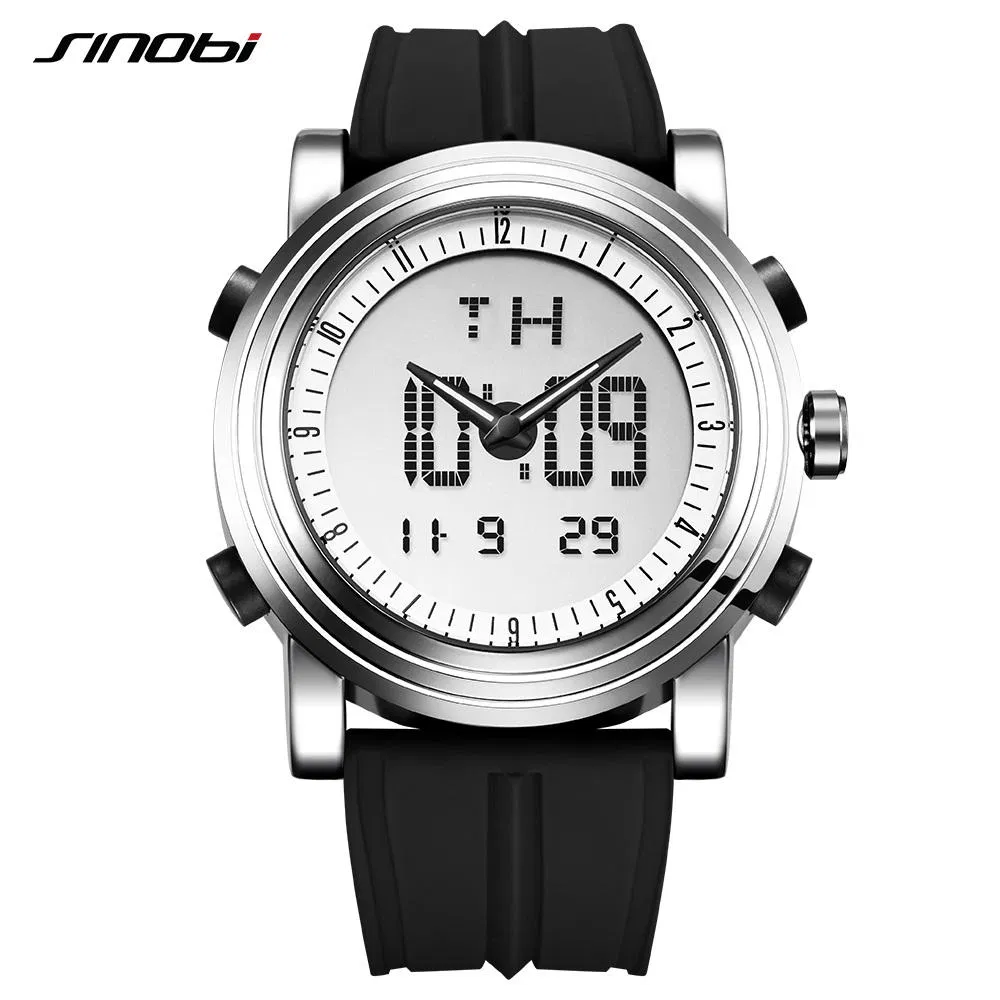 Men's Digital Watch Guy's Chronograph Wrist Watches Male Waterproof Quartz Sports Watches