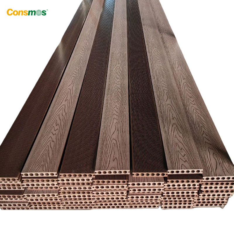 Consmos Linyi Anti-Slip WPC Decking & PVC Tiles for Home Decoration