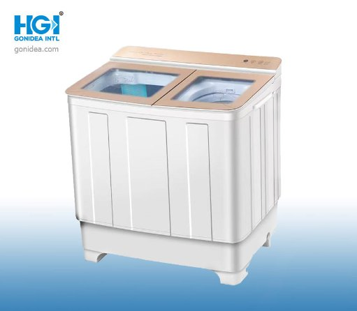 10kg Twin Tub Top Loading Mini Washer Semi Automatic Washing Machine Xpb100-1688s