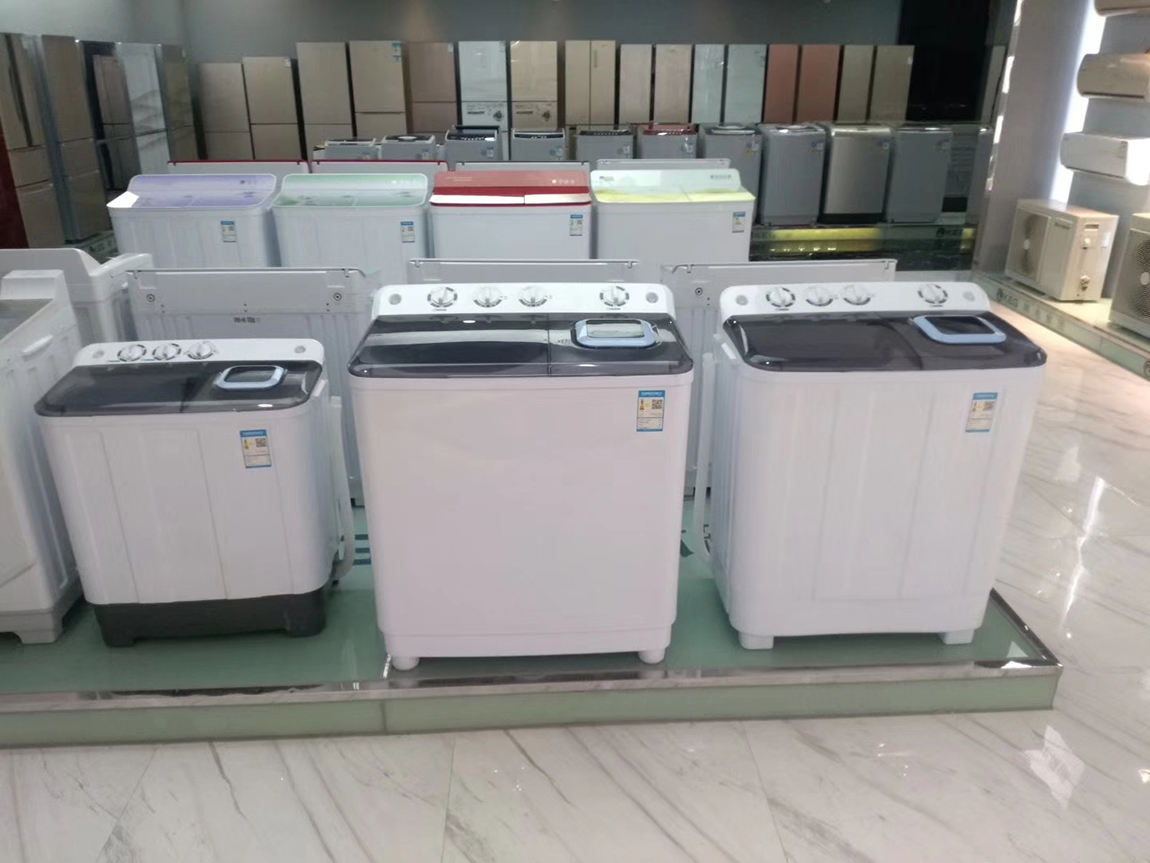 12kg Low Noise Double Tub Semi-Auto Twin Tub Compact Automatic Washing Machine