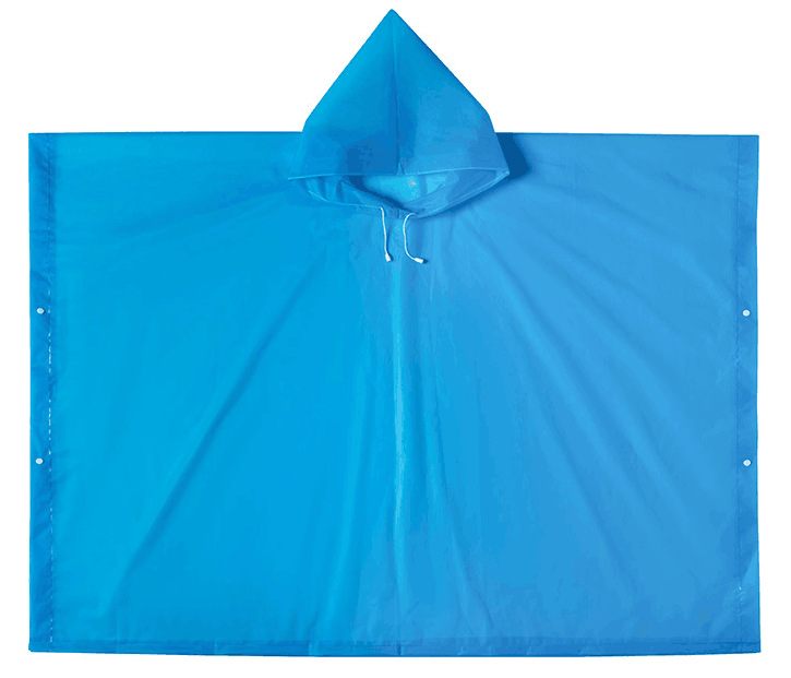 Promotional Disposable PE Rain Poncho with EVA Ball Rpe-057