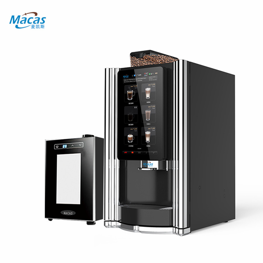 Smart Table Top Fresh Milk Espresso Programmable Coffee Vending Machine